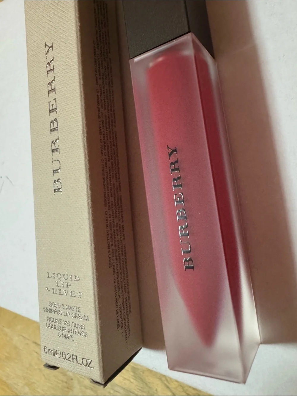 BNIB Burberry Liquid Lip Velvet - Military Red No. 41 (Discontinued)